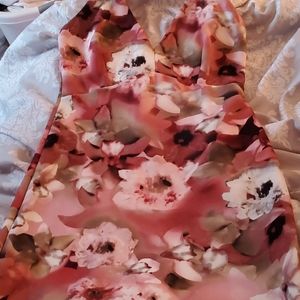 Knee length floral dress